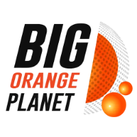 big orange planet