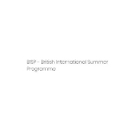 BISP - British International Summer Programme