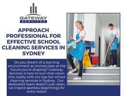 Approach Professional for Effective School Cleaning Services in Sydney