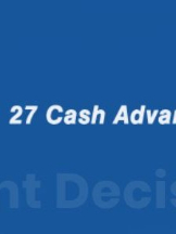 27 Online Cash Advance