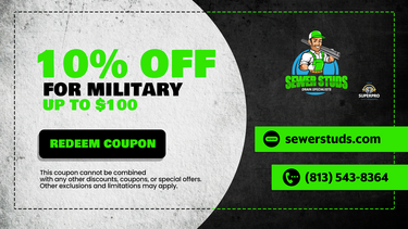 10% OFF FOR MILITARY UP TO $100