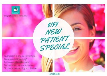 LuxDen Dental Center has a special offer for new patients