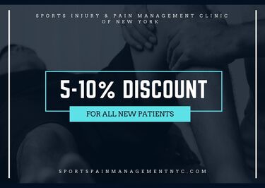 Sports Injury and Pain Management Clinic of New York offers a discount